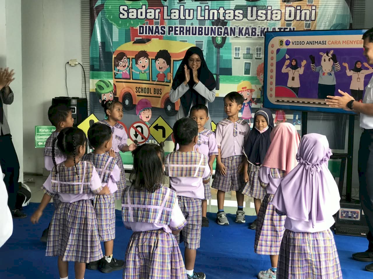 Serunya 13 Siswa TK Jajal CC Room Dishub Klaten