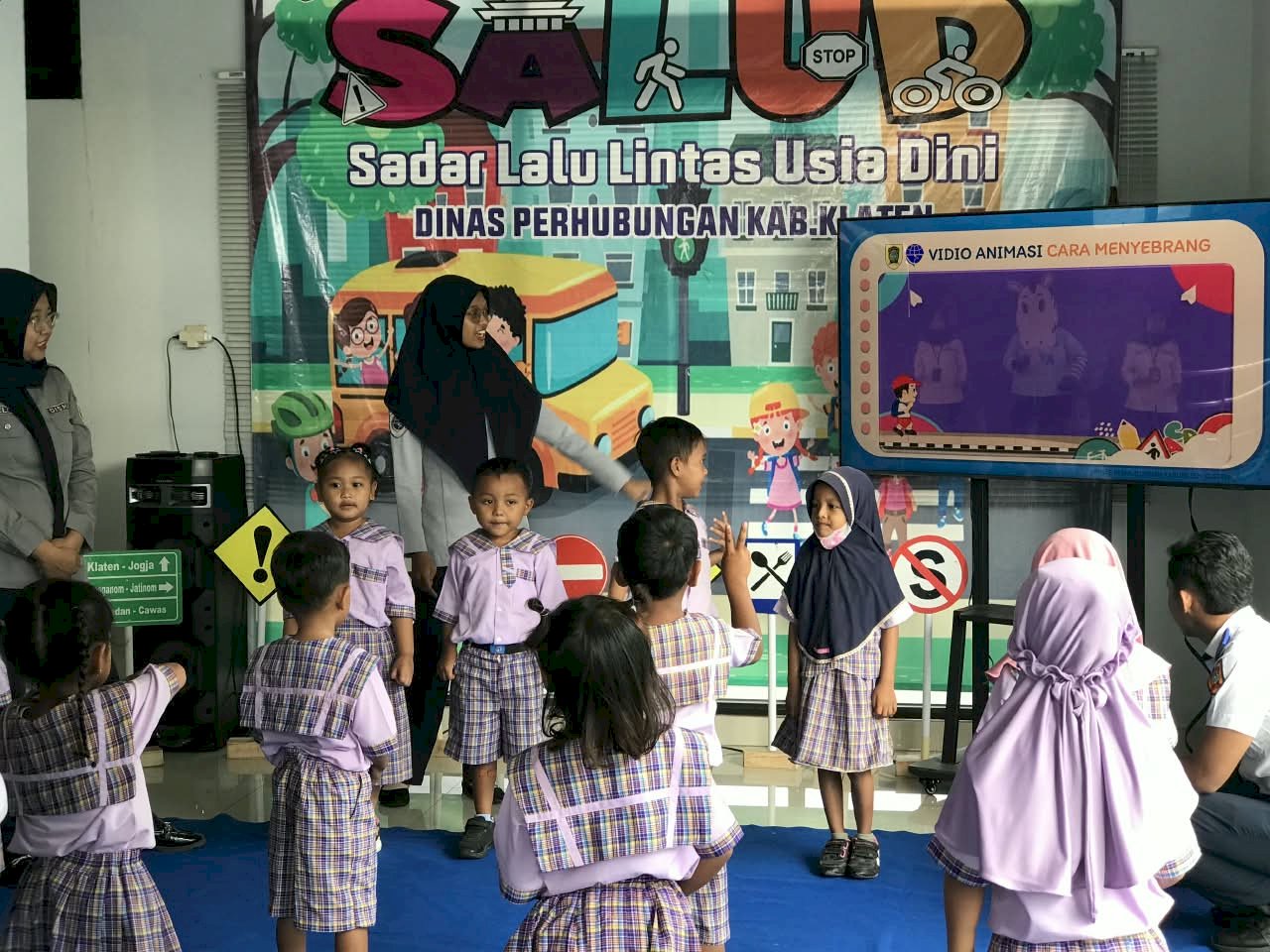 Serunya 13 Siswa TK Jajal CC Room Dishub Klaten