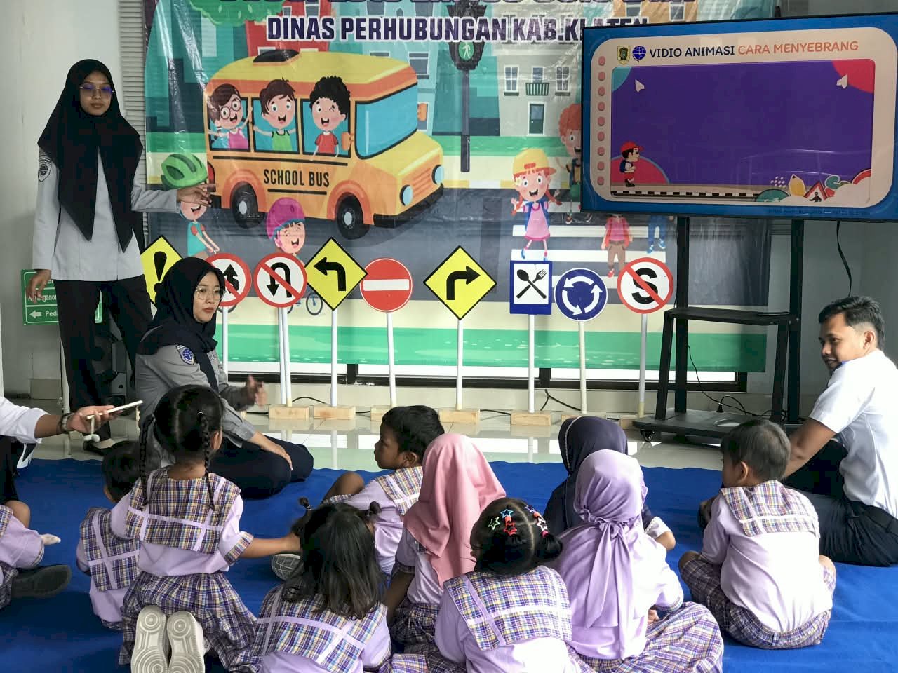 Serunya 13 Siswa TK Jajal CC Room Dishub Klaten