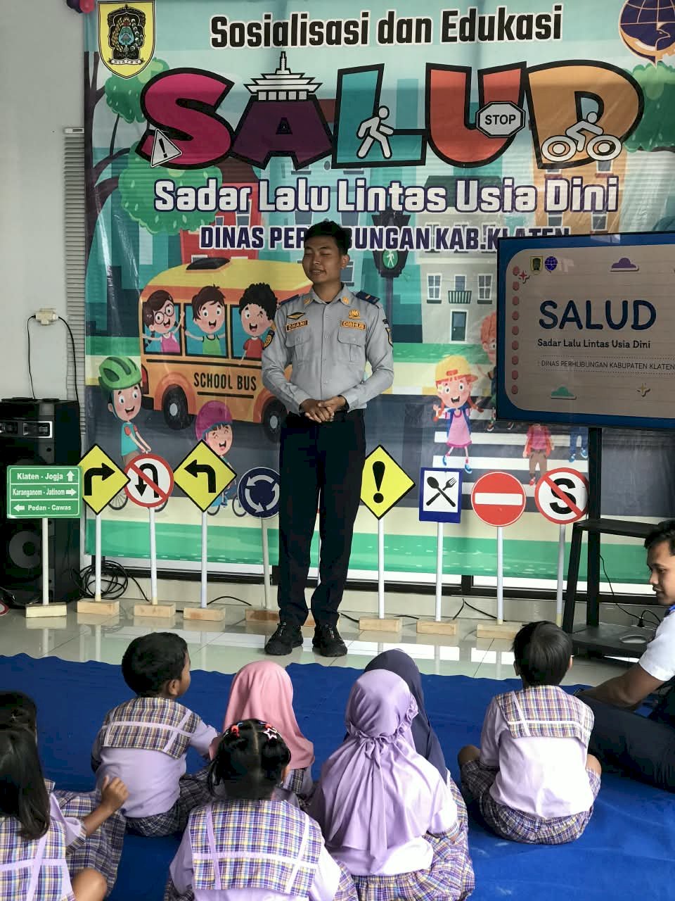 Serunya 13 Siswa TK Jajal CC Room Dishub Klaten