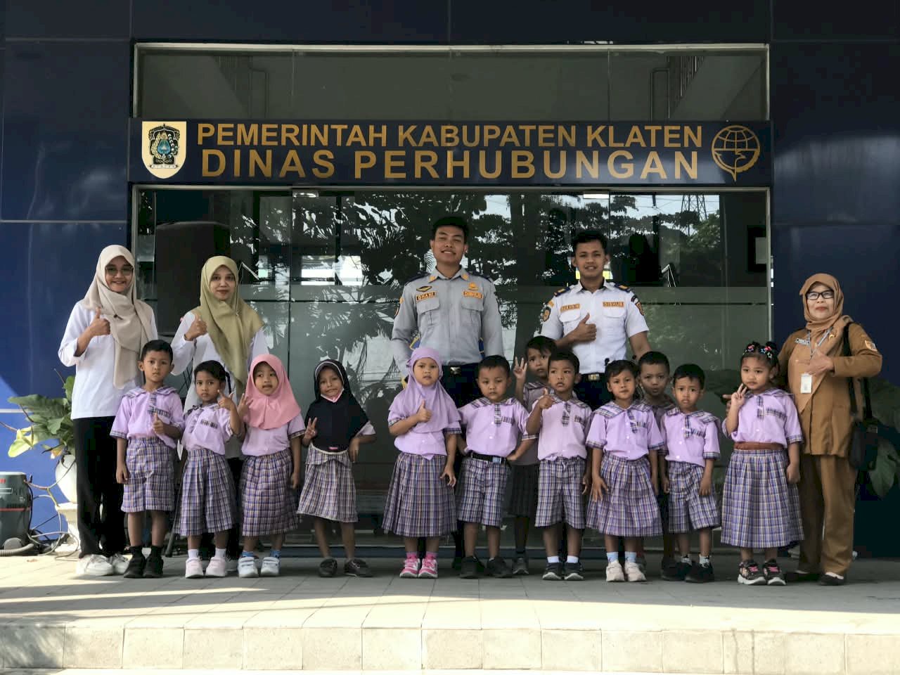 Serunya 13 Siswa TK Jajal CC Room Dishub Klaten