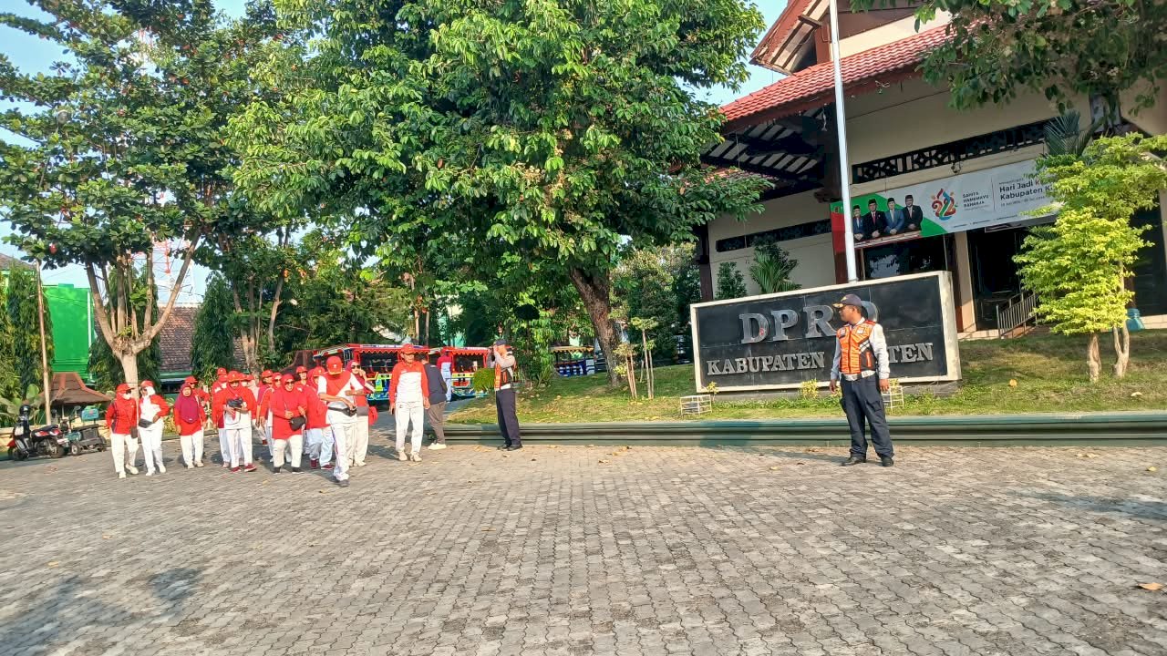 Senam Massal PMI Tumpah Ruah, Lalu Lintas Klaten Terkendali
