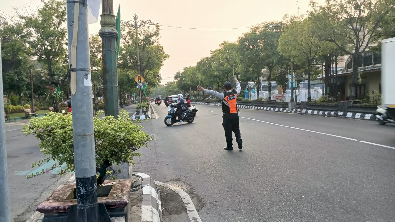 Senam Massal PMI Tumpah Ruah, Lalu Lintas Klaten Terkendali
