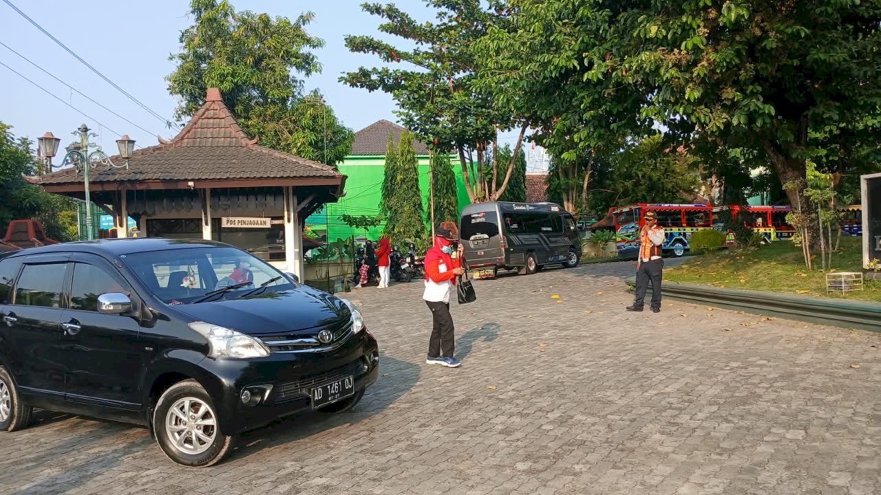Senam Massal PMI Tumpah Ruah, Lalu Lintas Klaten Terkendali