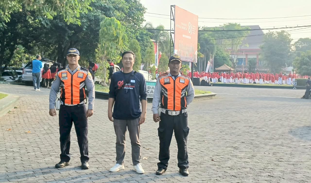 Senam Massal PMI Tumpah Ruah, Lalu Lintas Klaten Terkendali
